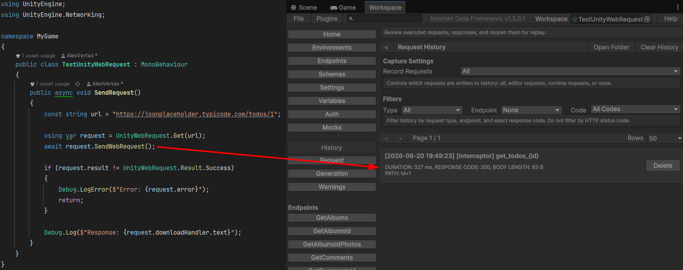 UnityWebRequestInterceptor 1