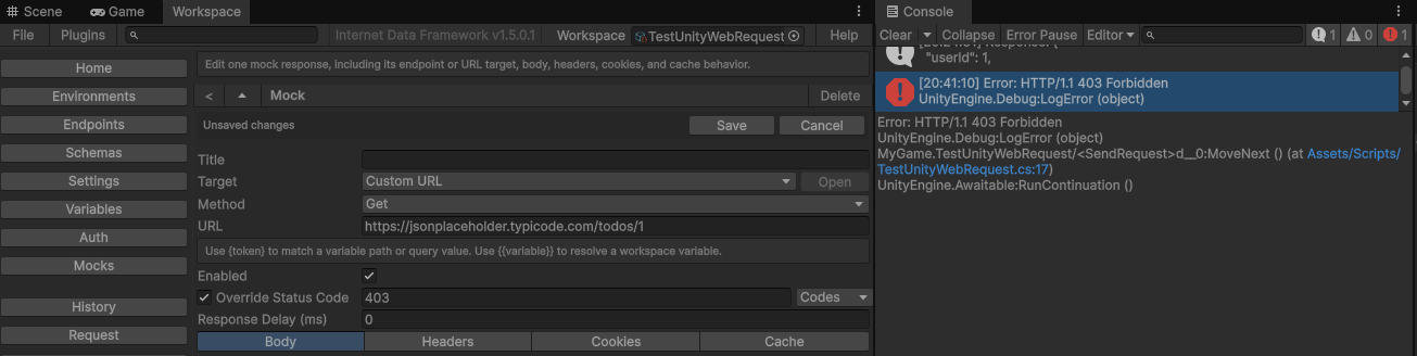 UnityWebRequestInterceptor 6