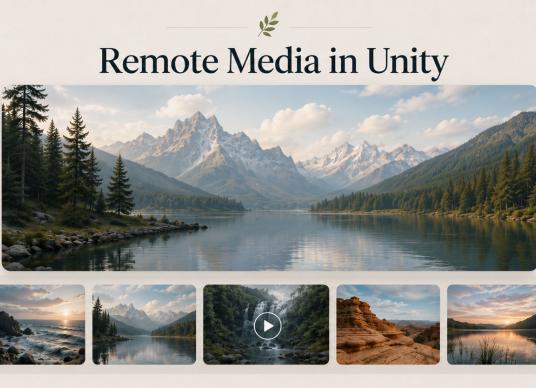 Smart Gallery - Remote Media in Unity